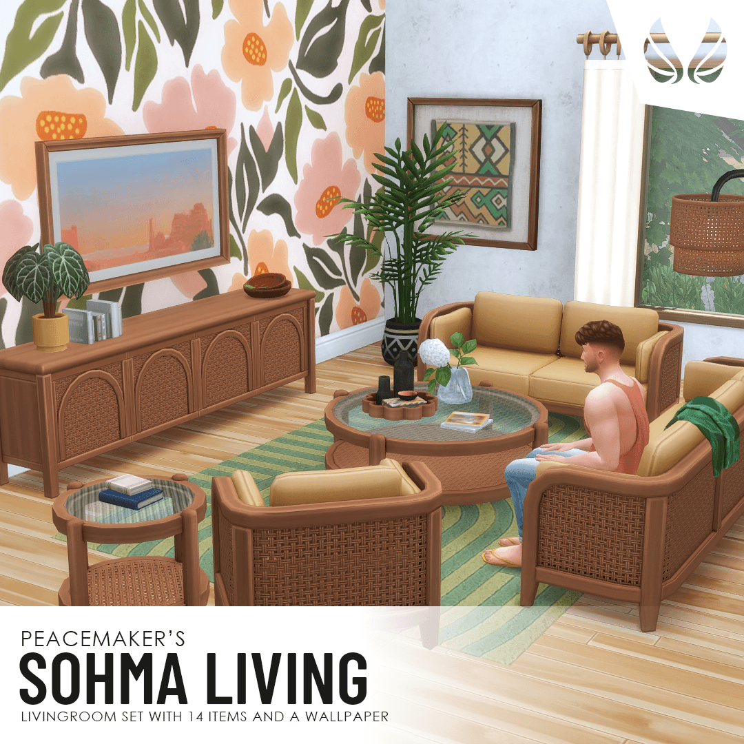 Набор для гостиной Sohma Living - Rattan